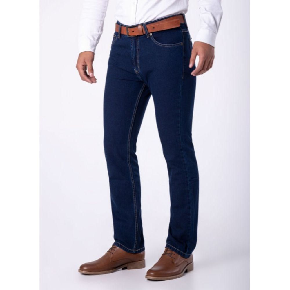 Pantalon Jean Azul Marino Hombre Jean Azul Oscuro Para Hombre Aero