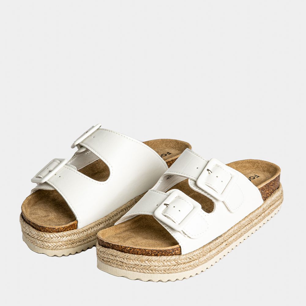 Sandalias Mujer FOOTLOOSE FCH-NZ006 Pu Blanco Talla 36 I Oechsle