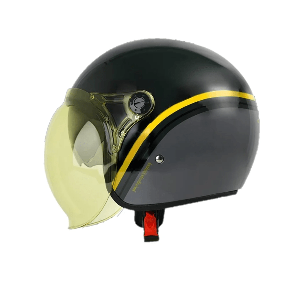 Helmet Moto Retro Casco Clasico De Moto CASCO ABIERTO SH-121 Scrambler
