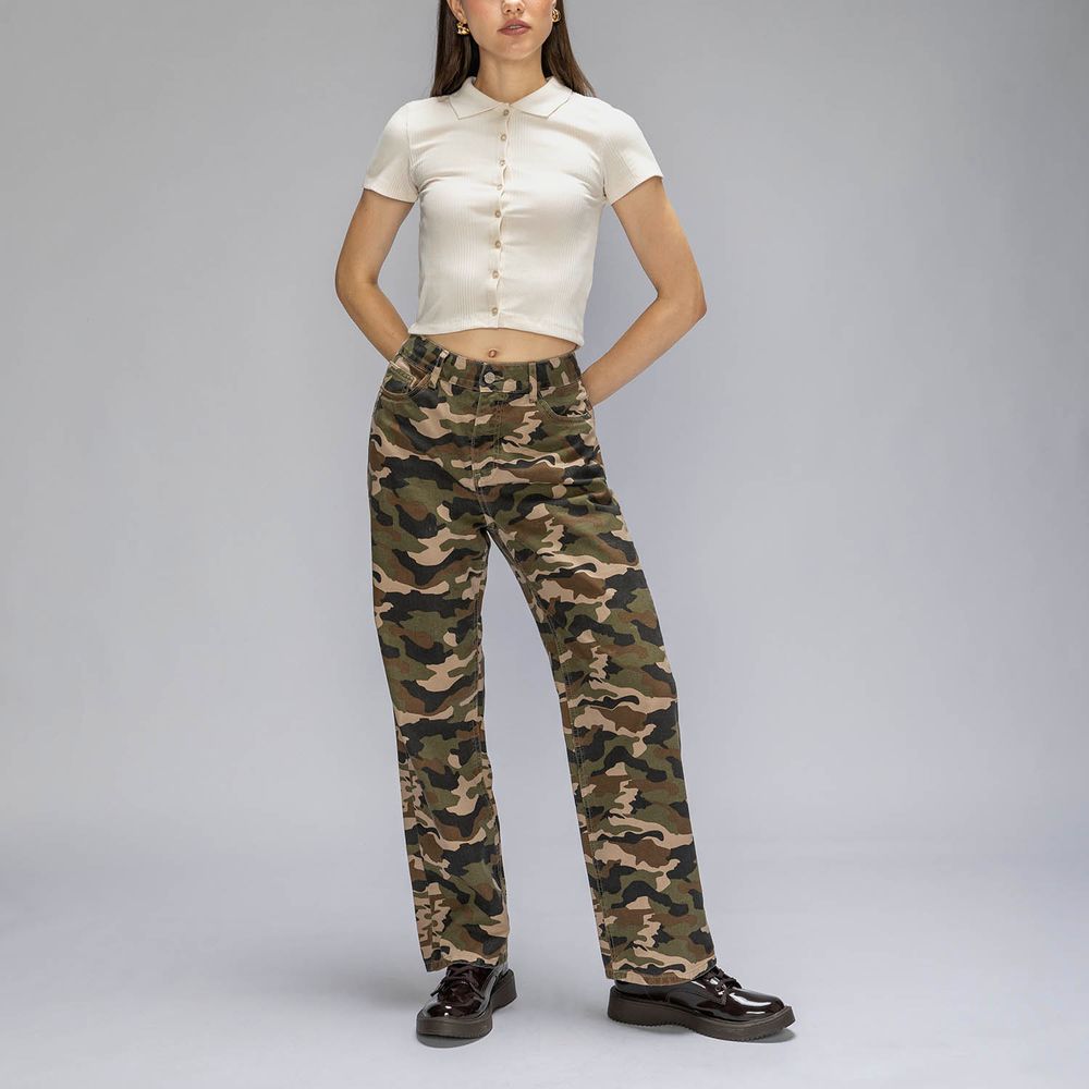 Camuflaje Jeans Militar De Mujer Jean Mujer Camuflado Hypnotic Oechsle