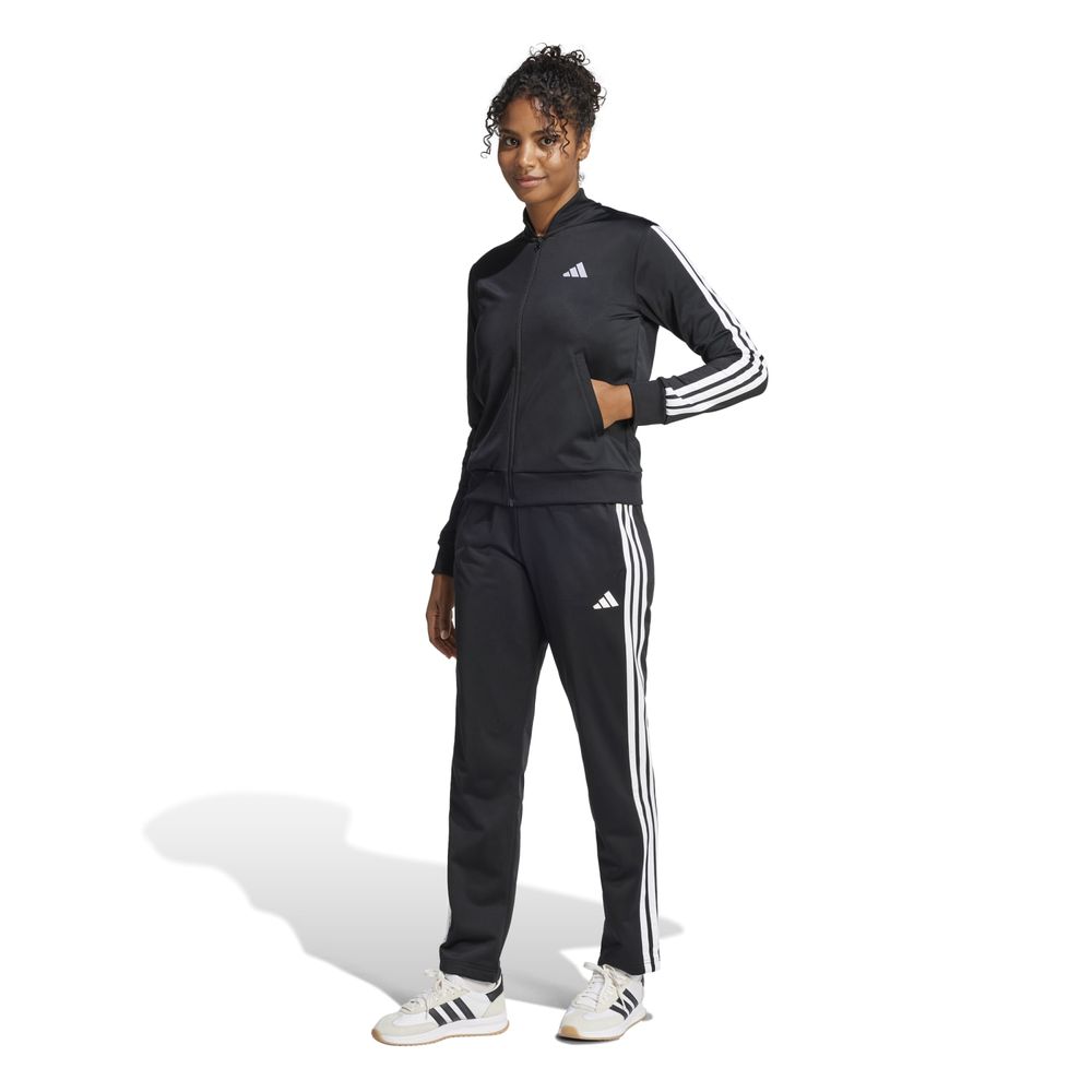 Conjunto Buzo Deportivo Adidas Mujer W 3S Tr Ts Jd5434 Negro