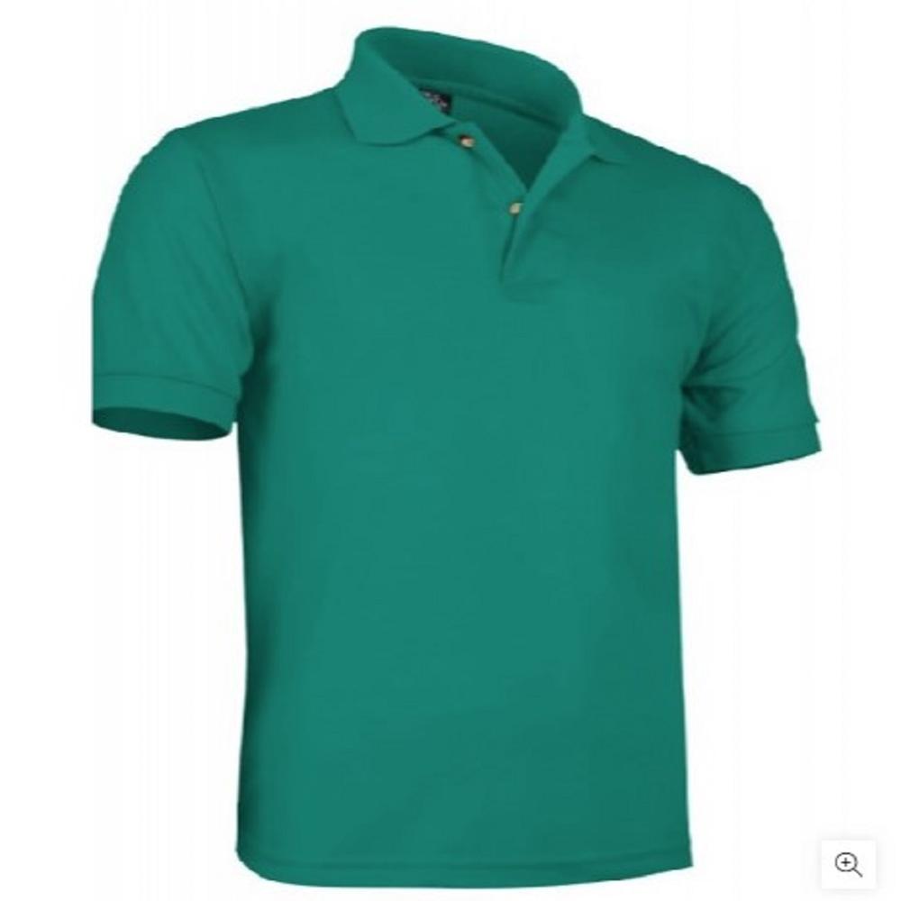 Color Azul Marino Cuello Camisero Polos Color Entero Hombre Polo