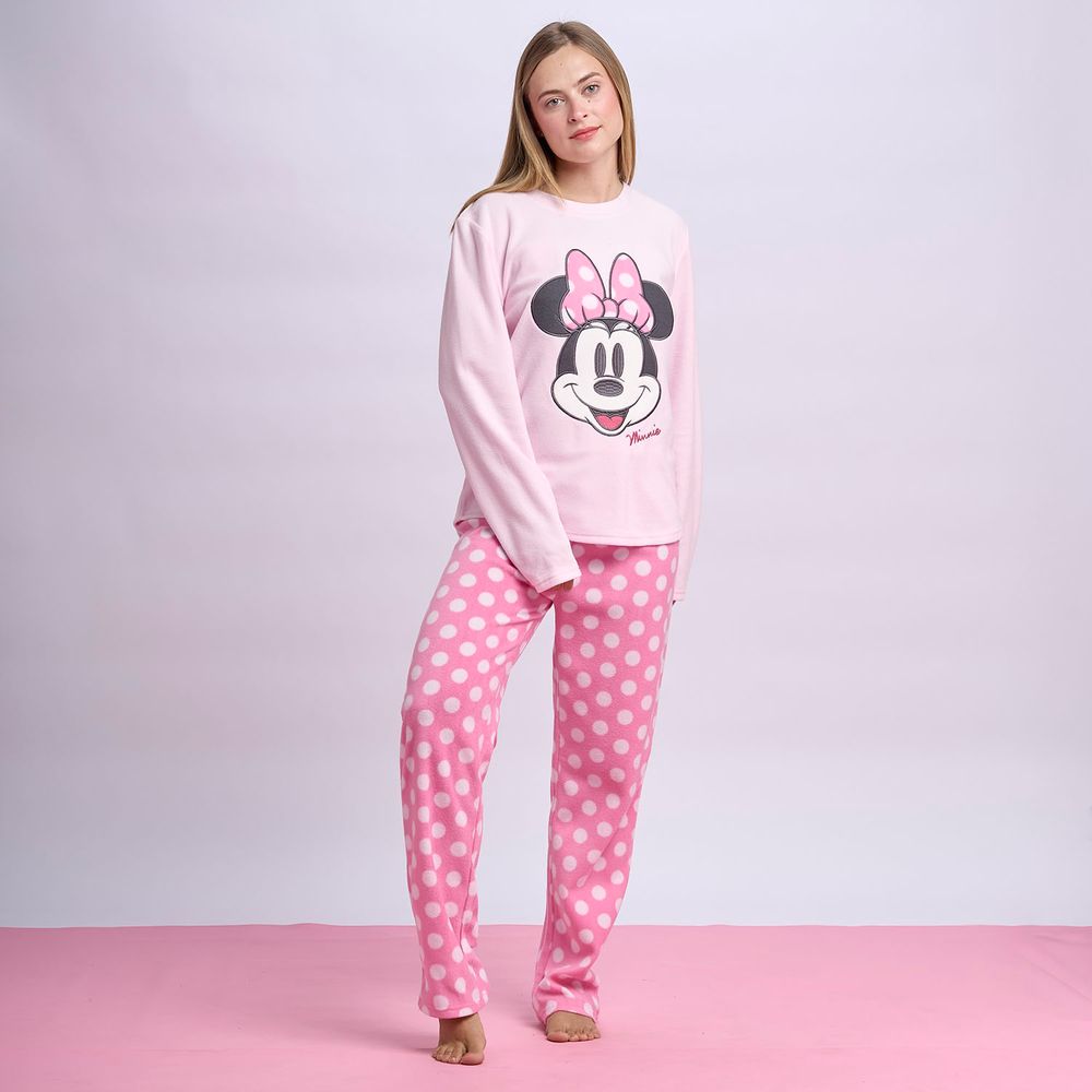 Pijama Mujer Minnie Disney Manga Larga Polar Oechsle