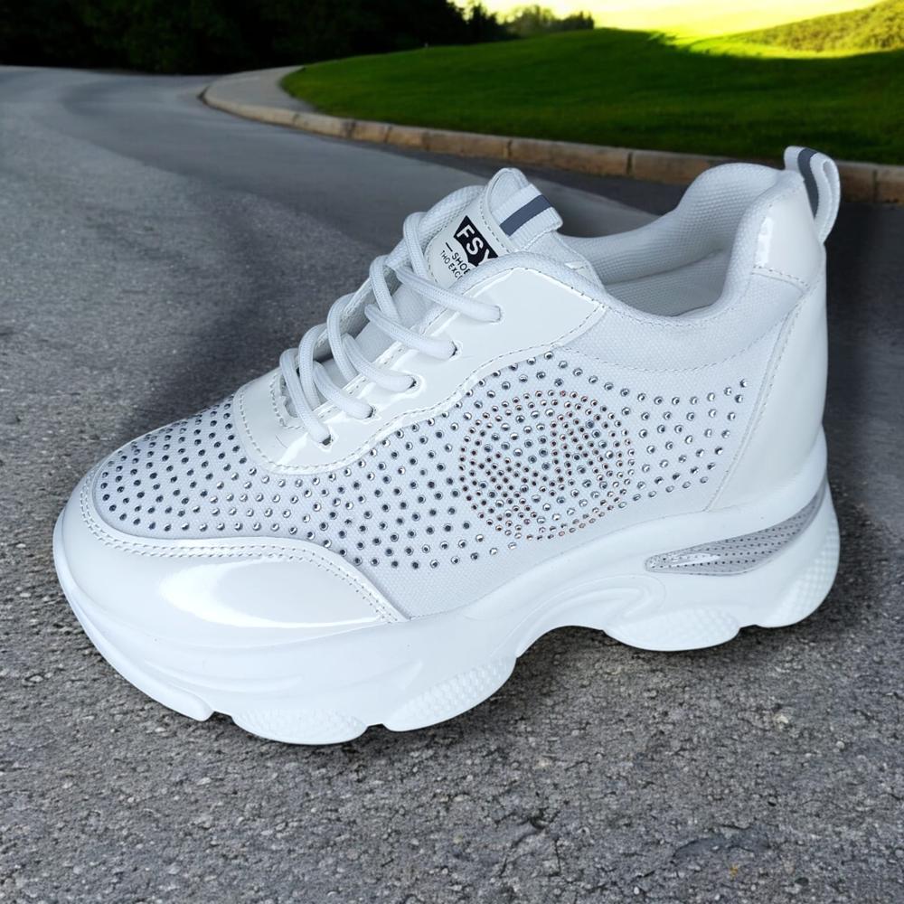 Zapatillas De Mujer Con Plataforma Alta 8cm Fyst Shoes V1559