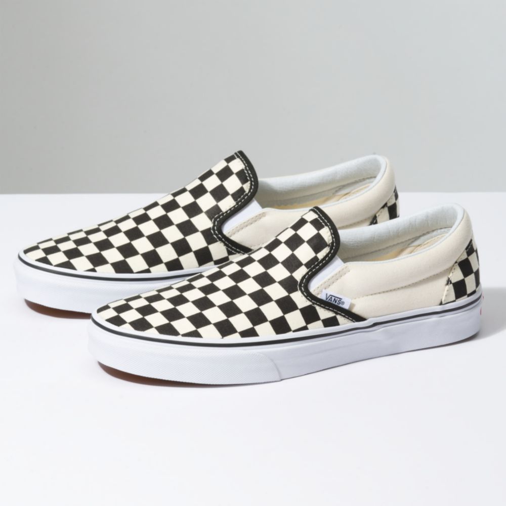Zapatillas Vans Urbanas Hombre Slip-On Negro/Blanco Oechsle