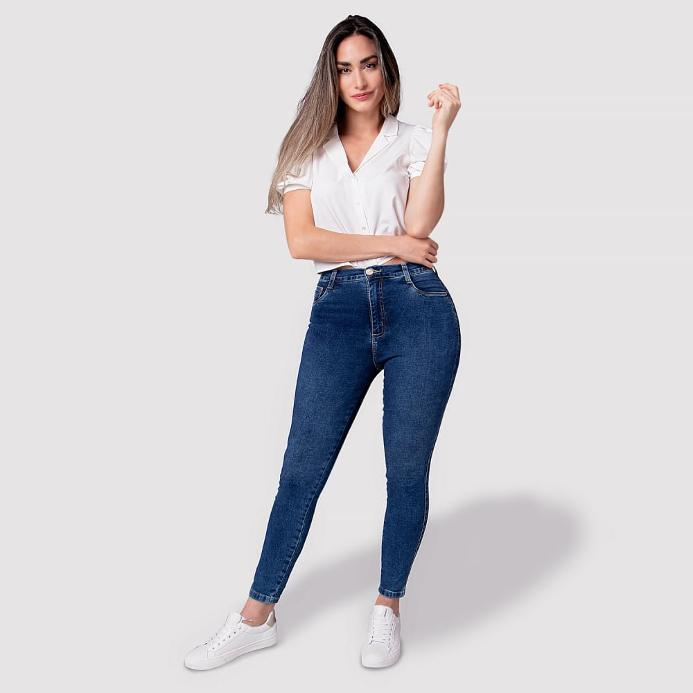 Jean Pionier Para Mujer Ripley JEANS MUJER PIONIER AZUL ZAIDAH